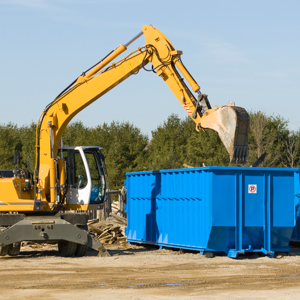 can i request a rental extension for a residential dumpster in Carroll Valley